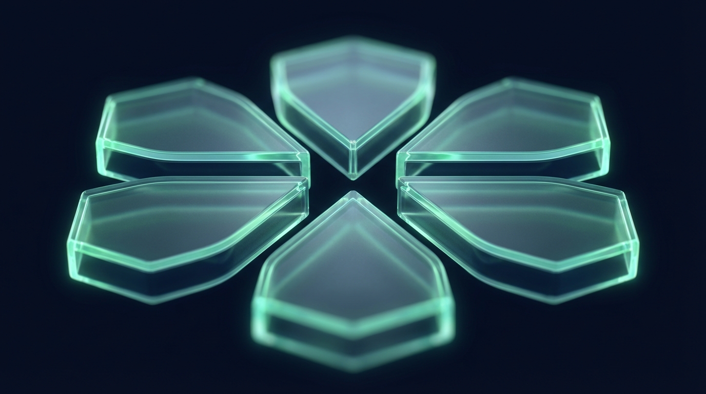 Abstract visualization of NemoClaw enterprise security architecture